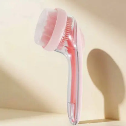 Universal 2-In-1 Pet Bath & Grooming Deshedding Brush with Built-In Soap Dispenser, 8In×3In×4In Gentle Massage Aid for Dogs & Cats, Enhances Beauty/Hair Care, Saves Dry Shampoo, Bathing